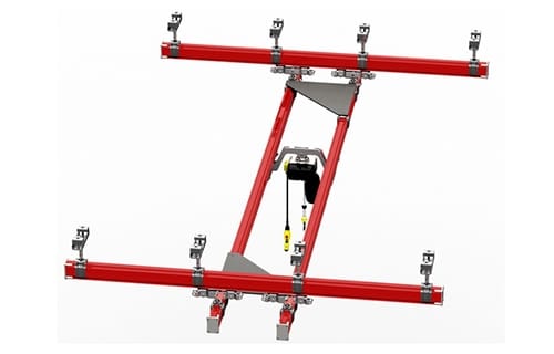 Double Girder Suspension Light Crane